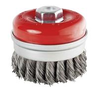 Leman 06426 Brosse conique en Acier torsadé Ø 80 mm