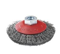 Leman 06427 Brosse cuvette en Acier ondulé Ø 100 mm