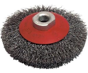 Leman 06427 Brosse cuvette en Acier ondulé Ø 100 mm