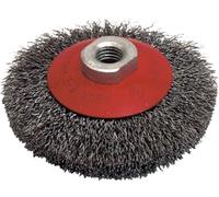 Leman 06427 Brosse cuvette en Acier ondulé Ø 100 mm