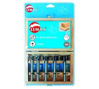 Leman - Coffret de 5 mèches à façonner à fond plat - 100.700.05