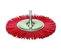 Brosse circulaire nylon - tige 6 mm - diamètre 75 mm BRICOZOR