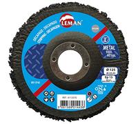 Leman 4112570 Disque de décapage plat en Nylon 125 x 22,23 x 15 mm