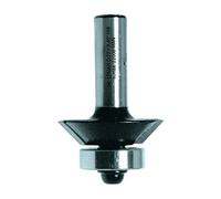 Fraise carbure 2 coupe chanfrein guide à billes - Queue 6mm - Angle 45° LEMAN