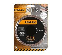 Leman 67115 Disque diamant jante continue universel 115 x 22,23 mm Hauteur 7 mm