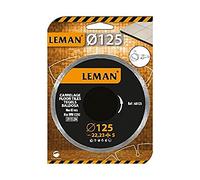 Leman 68125 Disque diamant jante continue de carrelage 125 x 22,23 mm Hauteur 5 mm