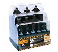 Leman 7100.712 - Pack de 12 fraises en métal dur