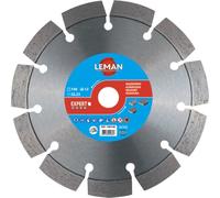 Leman 780140 Disque diamant à segments pour rainurer 140 x 22,23 mm Hauteur 12 mm