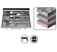 Leman - Coffret 17 pieces forets et burins sds+ béton - 603.000.17