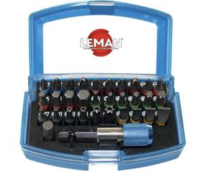 Leman - Coffret 32 pièces embouts de vissage
