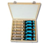 LEMAN Coffret de 6 ciseaux à bois 780.500.06 manche bi-matière 6–30 mm