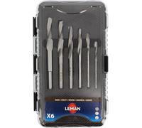 Leman - Coffret de 6 mèches à mortaiser hélicoïdales tour à droite - 322.500.00