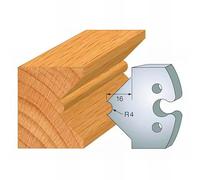Leman - Jeu de 2 fers profilés acier Ht. 50 mm N°212 Mouchette de 8 mm - 855.212 - Leman