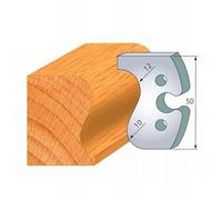 Leman - Jeu de 2 fers profilés acier Ht. 50 mm N°286 Main courante rayon 12 mm - 855.286 - Leman