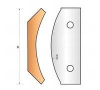Leman - Jeu de 2 fers profilés N°325 pour porte-outils Ht. 90 mm - 955.325 - Leman