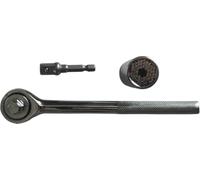 Leman - Kit douilles universelles + cliquet et adaptateur - D. 7 à 9 mm
