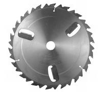Leman - Lame carbure avec racleurs et anti-recul 400x30 z24+4 - 215.400.3024