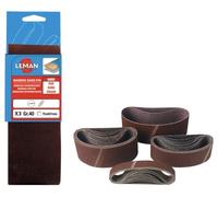 Leman Machine – Lot de 2 bandes abrasives corindon 1219x150 mm Grain 120