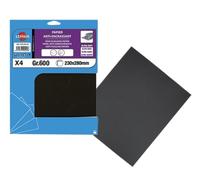 Leman - Lot de 50 feuilles papier imperméable 230 x 280 mm Gr. 600 pour métal à eau - 9723560 - Leman