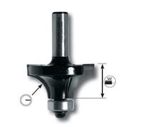 LEMAN Mèche carbure quart de rond queue Ø 8 mm - 19 mm / 13 mm / 3 mm