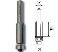LEMAN Mèche d'affleureuse droite avec guide - 9.50 mm / 6 mm / 25,4 mm