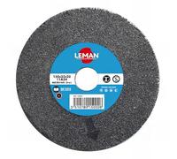 Leman - Meule vitrifiée grise à sec D. 200 x Al. 32 x Ep. 25 mm Gr. 24-22502 - Leman