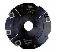 Porte-outils à rainer extensible D. 150 mm Al. 30 mm Ep. 5 mm Al. 9,5 mm Z4 et 4 - 937.150.30.0510 - Leman