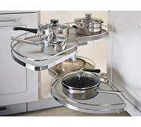 Lemans II 500 mm Ferrure d'angle pour Meubles d'angle H 600-750 mm à Gauche INCL. Tapis antidérapant Set de So-Tech®