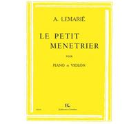 Partitions Classique Combre Lemarie Amedee - Le Petit Menetrier - Violon Et Piano Violon