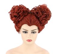 LeMarnia Sanderson Perruque pour femme ou fille Rouge/marron