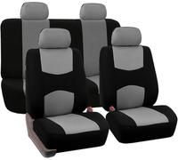 LEMAS Voiture Ensembles Housses Siège pour Peugeot 208 1.2 PureTech, 5 Sièges Respirant Surround Complet Housses de Sièges Interieur Accessoire,D-Grey