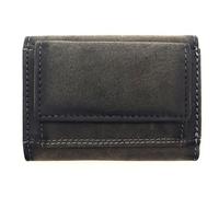 Lemasi Portefeuille en cuir de vachette - Fait à la main, look vintage, compact (100 x 70 x 25 mm), avec protection RFID, compartiment à pièces et jeton de caddie - Portefeuille fin pour homme et