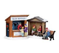 Lemax 03849 Village de Noël Accessoire : Location de Patins (Lot de 3)