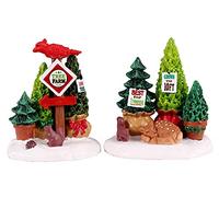 Lemax 14844 Vail Village Accessory: Tree Farm Display (Set of 2)