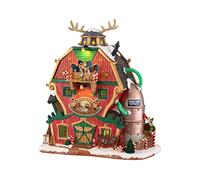 Lemax 15793 Wonderland Lighted Buildings: Santa's Reindeer Training Academy