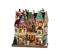 Lemax-15804 Noël Christmas Village Facade: Tis The Season Shops, 15804, Multicolore