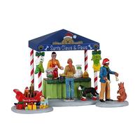 Lemax 23606 Caddington Village Accessory: Santa Claws & Paws (Set of 3)
