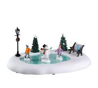 Lemax 24951 Vail Village Accessory: Frosty Goes Ice Skating