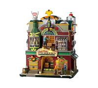 Lemax 25858-UK Caddington Village Sights & Sounds: Christmas Cheer Bottling Company, Brown