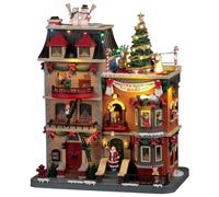 Lemax – 25861-UK : Santa's Wonderland Sights & Sounds – Santa's Rooftop Bash