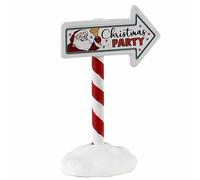 Lemax 34093 Christmas Village Accessory: Christmas Party Sign