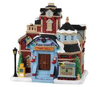 Lemax- Noël 35045 Caddington Village Lighted Building: Park Grove Town Hall, Multicolore