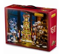 Lemax 56673 The Village Square Clock Tower Set House Set