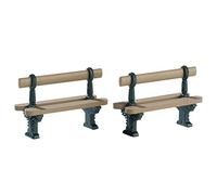 Lemax Christmas Village Lot de 2 bancs 2 Places, Plastique