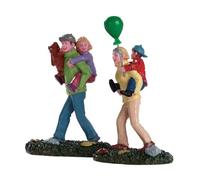 Lemax 82582 Figurines En revenant de la Foire