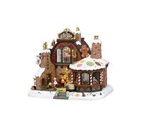 Lemax 85314-UK Santa's Wonderland Sights & Sounds: Mrs. Claus Kitchen, Résine, Marron