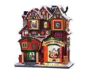 Lemax 95569 Christmas Village Facade: Dasher's Advent Stable