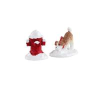LEMAX-Accessoire Borne d’incendie sous la neige Lemax - 5,3 x 3 x 2,3 cm