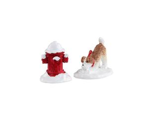 LEMAX-Accessoire Borne d’incendie sous la neige Lemax - 5,3 x 3 x 2,3 cm