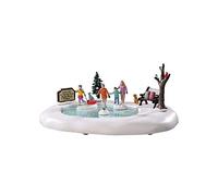Lemax Accessoire de Village de Noël : journée de Patinage familiale, résine